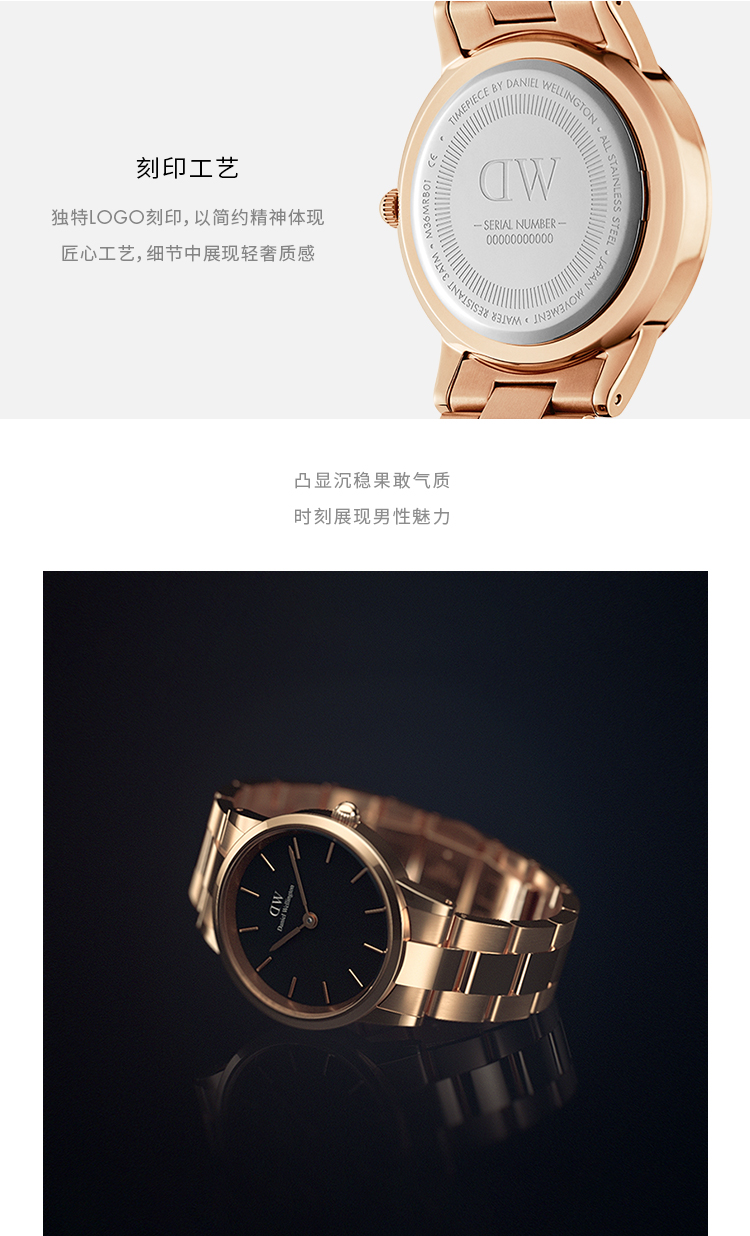 丹尼尔惠灵顿 danielwellington dw手表男士石英腕表dw00100204